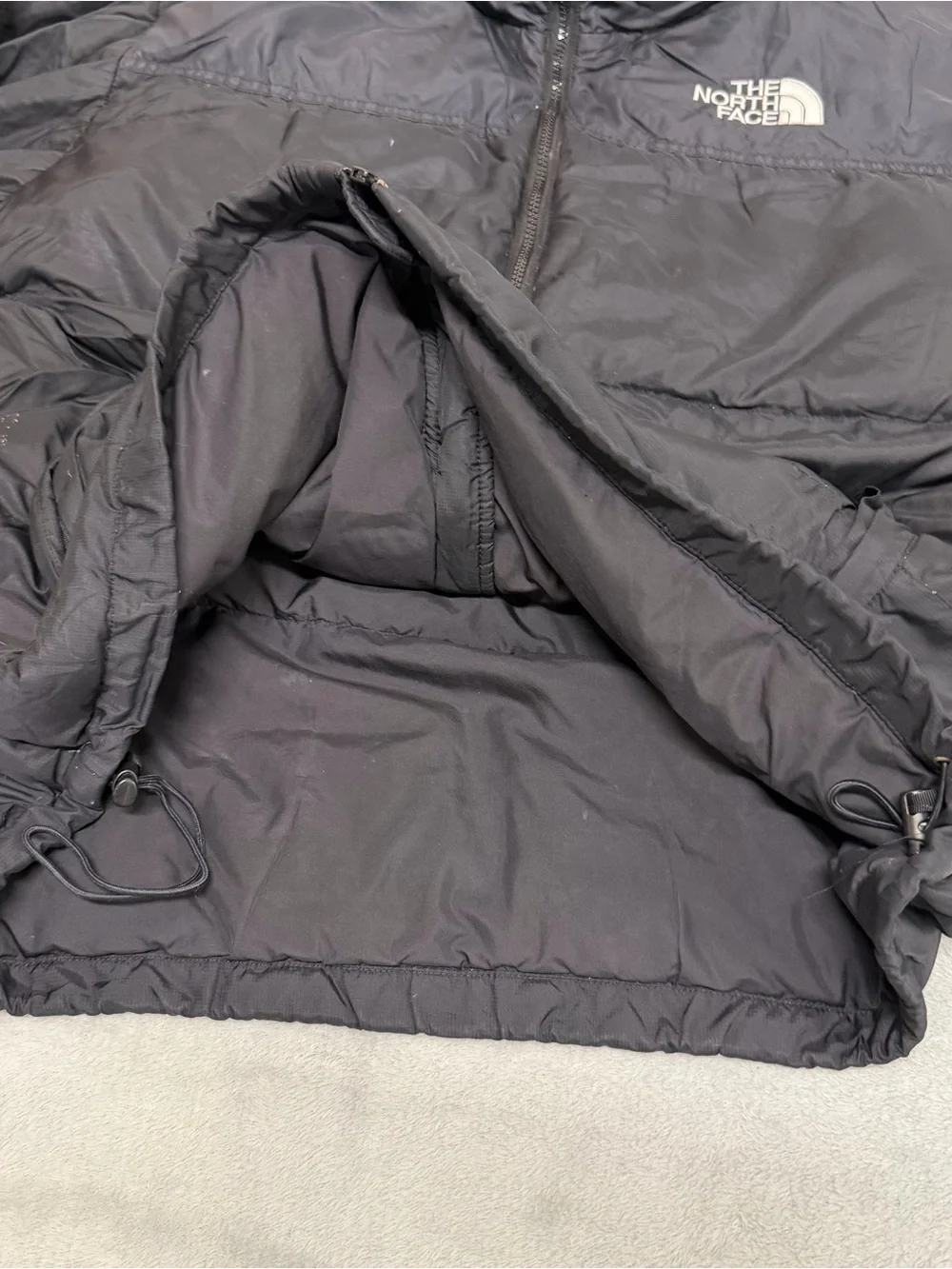 Vtg The North Face 700 Goose Down Nuptse Puffer Jacket Coat Mens XL *FLAWS*